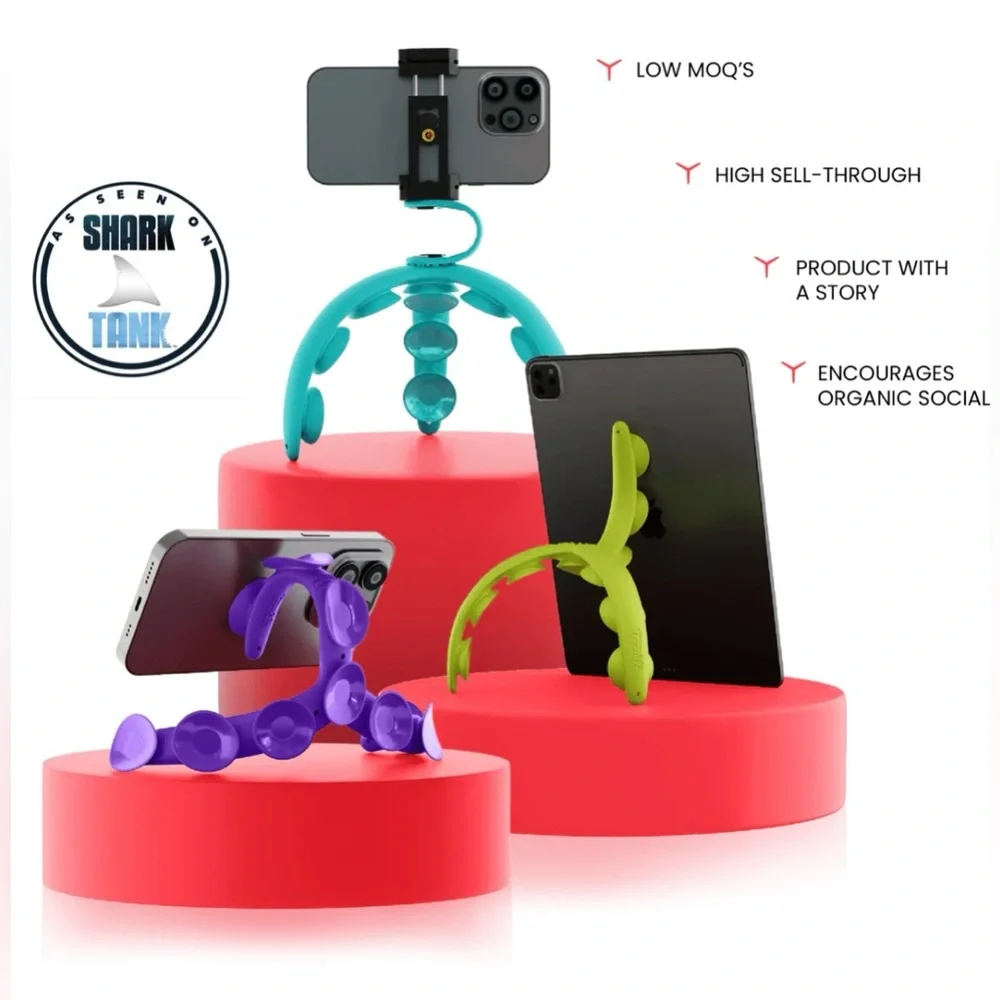 Tenikle® PRO The Most Versatile Phone Holder That Mounts To Anything-Blue